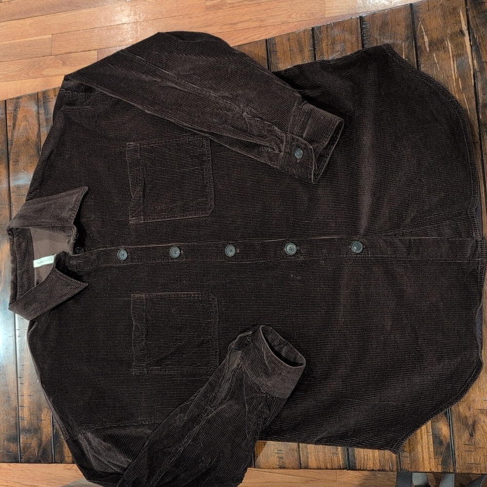 Babaton Corduroy Graydon Shirt Overshirt Shacket